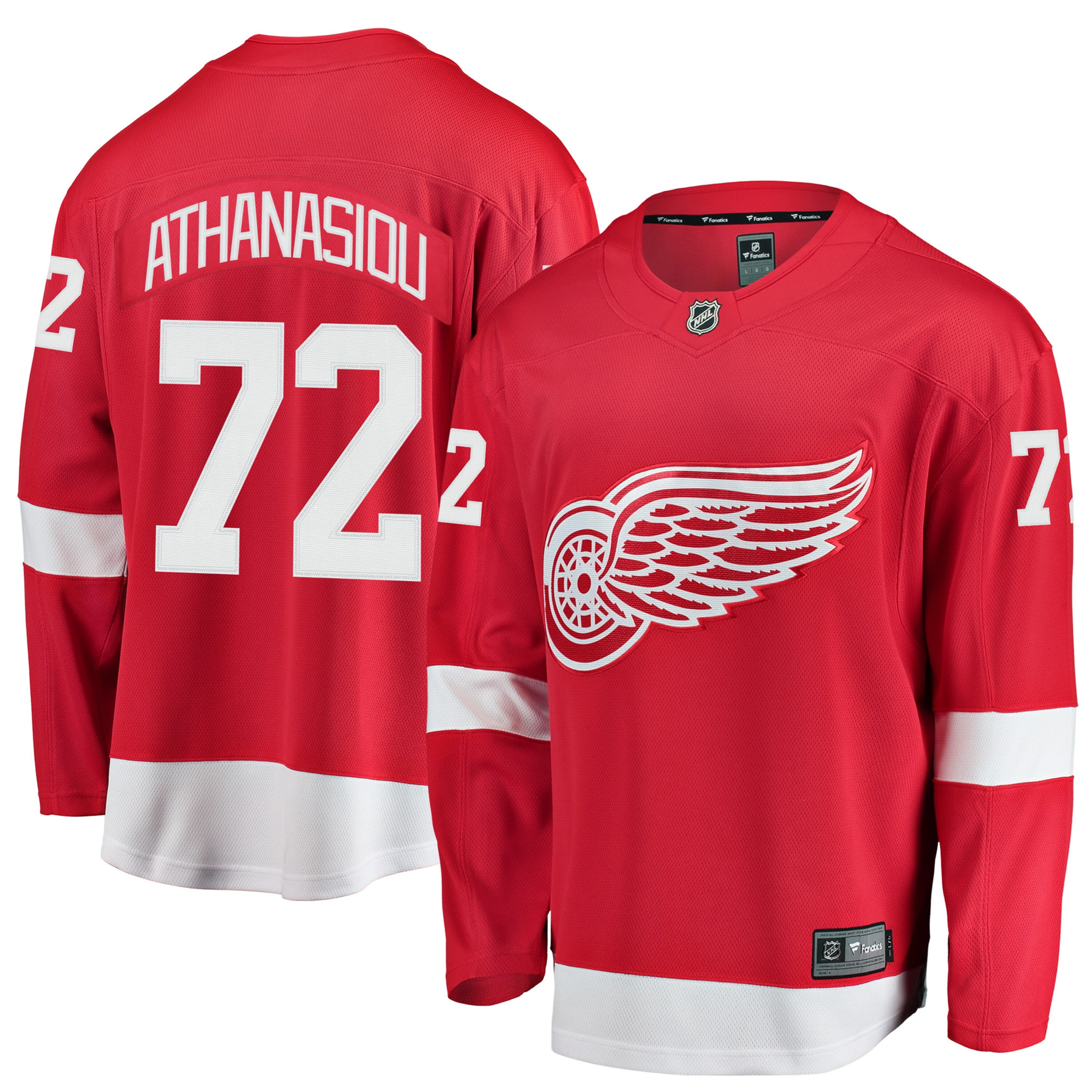 red wings athanasiou jersey