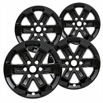 Set of 4 18 inch Gloss Black ABS Wheel Skins Compatible with 2019 - 2024 Ram 1500 Laramie Impostors for 2672 Wheel Series