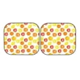 thumbnail image 7 of Daiia Lemon Orange 2PCS Car Windshield Sun Shade, Foldable Sun Shield for Car Front Window, Auto Sun Blocker Visor Protector Universal for Truck SUV Pickup-Medium, 7 of 7