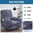 thumbnail image 3 of Recliner Slipcovers -Pieces Lazyboy Recliner Covers Recliner Couch Covers Recliner Chair Cover Non Slip Reclining Slipcovers with Storage Pockets Furniture Protector for Living Room, 3 of 7