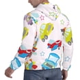 thumbnail image 6 of Salouo Cute Transport Pattern Men's Fall Hoodie Sweatshirt,Sport Hoodie with Pockets for Men Pullover Casual Hooded Sweatshirt-3X-Large, 6 of 7