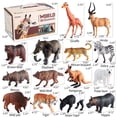 thumbnail image 2 of Set de figuras de animales eNaurol Safari Animals, 31 unidades, más de 3 años, 2 of 6