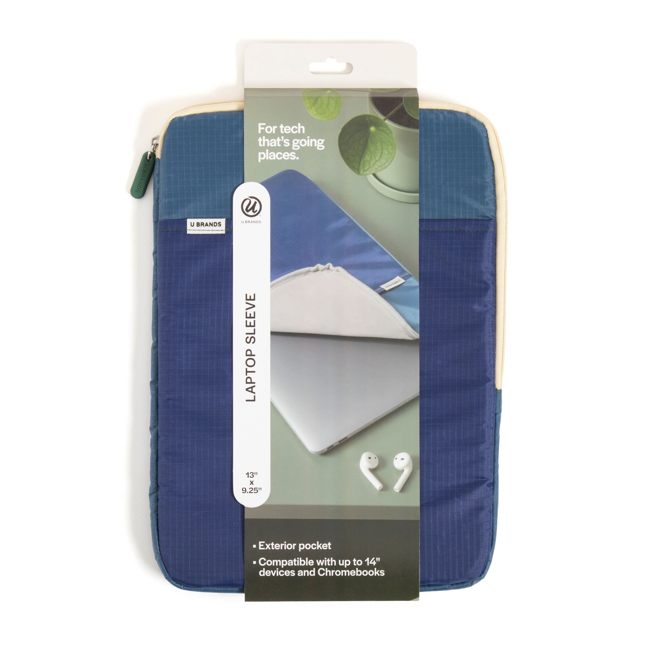 U Brands Ripstop Laptop Sleeve 13 Inch Blue photo 8