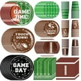 thumbnail image 3 of American Football Themed Disposable Party Tableware Complete Set Eco Friendly, 3 of 6