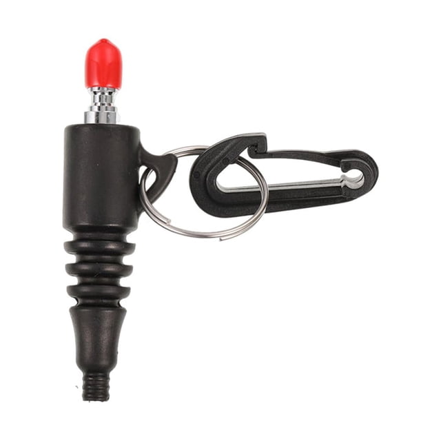 Advancent Boquilla de aire Fuerte potencia Scuba Blow Gun Acero inoxidable Sólido Pequeñas pistolas de aire Inflador Deportes acuáticos Buceo Deportes acuáticos Negro