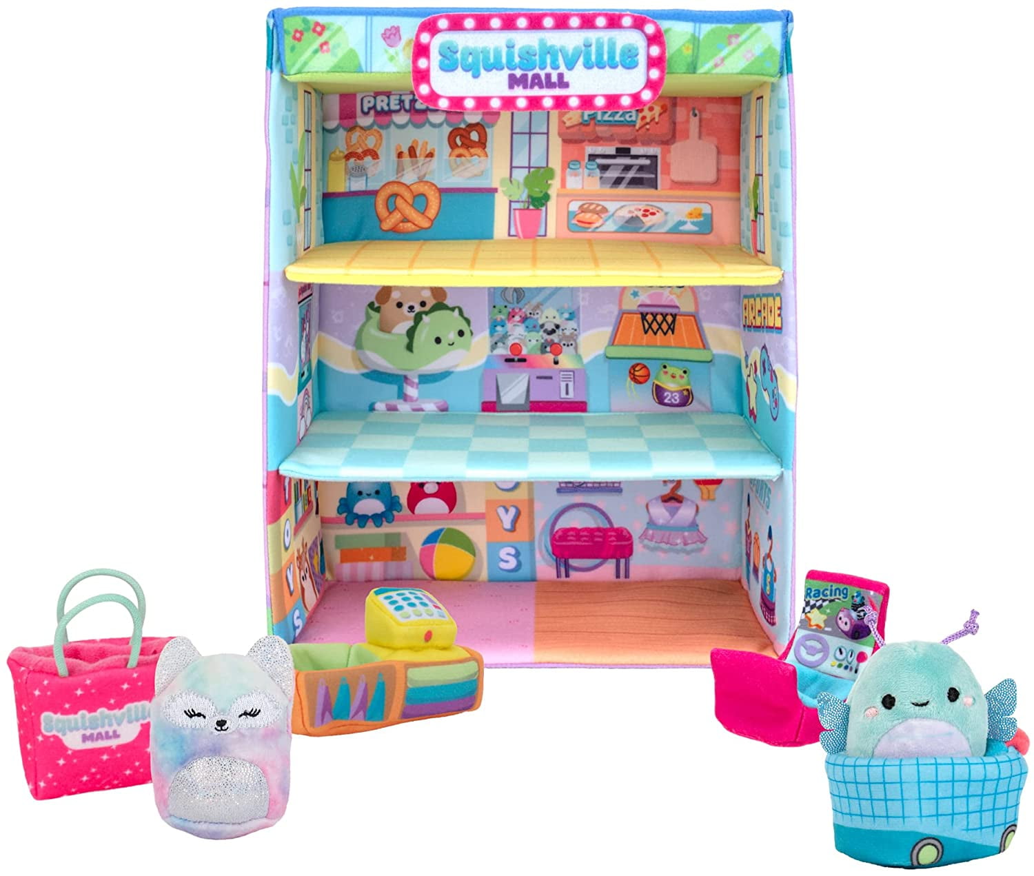 Squishville Squishmallows Mall Playset With Two 2-inch Mini Plush Characters & Shopping Accessories - Amazon Exclusive - View #14