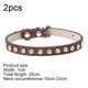 thumbnail image 2 of Apuakthei Collar para perro cachorro con diamantes de cristal coloridos collares para cachorros y gatos, 2 of 5
