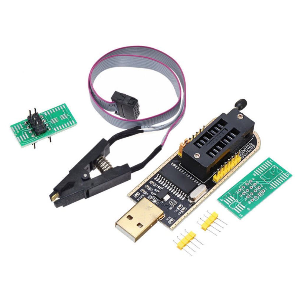 USB Programmer CH341A Burner Chip Writer SOP Clip Adapter EEPROM BIOS FLASH NEW