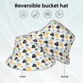 thumbnail image 2 of KLL Cute Elephant Bucket Hat for Women Men Packable Travel Beach Sun Hat Outdoor Rave Accessories Reflective Fisherman Cap, 2 of 7