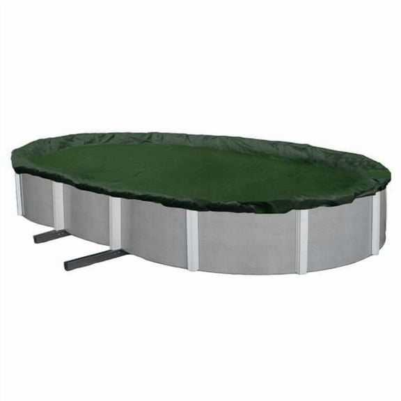 Blue Wave Couverture d'hiver pour piscine hors-terre - ovale, garantie de 12 ans