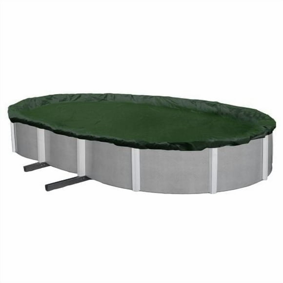 Blue Wave Couverture d'hiver pour piscine hors-terre - ovale, garantie de 12 ans