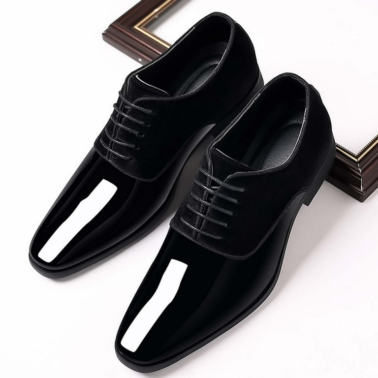 green emerald velvet dress Amazon.com | Men's Fashion High Gloss Patent Leather Oxford Formal Business  Casual Lace Up Elegant Dress Shoes (Black, Adult, Men, 6, Numeric, US  Footwear Size System, Medium)