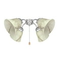 thumbnail image 2 of Aspen Creative 23108-4 Transitional Style Replacement Alabaster Glass Shade with Hand Painted Veins, 2-1/8" Fitter Size, 4-3/4" high x 5-3/8" diameter, 4 Pack, 2 of 6