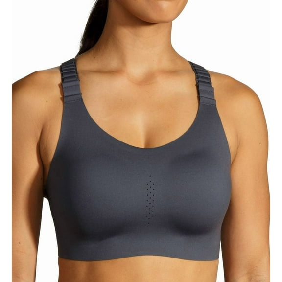 Women's Brooks 350085 Dare Racerback 2.0 DriLayer Sports Bra (Asphalt 34B)