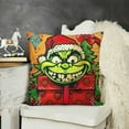 thumbnail image 2 of YINGXI 2024 Merry Christmas Decorative Throw Pillow Covers, Tree Home Decoration, Winter Holiday Cushion Case for Sofa Couch Decor 18x18in, 2 of 5