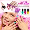 Kids Nail Varnish Arts Toy Set, Birthday & Holiday Gift for Girls Ages 612