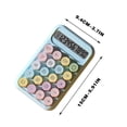 thumbnail image 3 of Portable 10-digit Calculator Financial Office Basic Standard Function Desktop Computing Tool, 3 of 5