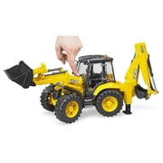 CAT Backhoe Loader Construction Vehicle, Realistic Toy Digger with Moving Front Loader and Excavator Arm, Great for Play Indoors, Outdoors, in Sand and Snow, 1:16 Scale, Ages 3+