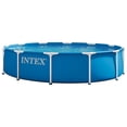 thumbnail image 1 of INTEX 28210EP 12Ft X 30In Metal Frame Above Ground Pool, Pool Only (Pump Not Included), 1 of 6