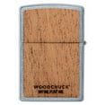 thumbnail image 3 of 49171 Zippo Woodchuck USA Explore Design Street Chrome Windproof Pocket Lighter, 3 of 7