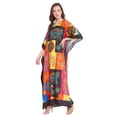 thumbnail image 4 of Gypsie Blu Plus Size Kaftan Dress for Women Printed Loose Maxi Kimono Style Long Caftan Maxi Sleepwear Online, 4 of 7