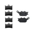 thumbnail image 2 of KMG Front + Rear Brake Pads Compatible with 2011 Yamaha FZ8 - Non-Metallic Organic NAO Brake Pads Set, 2 of 4