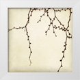 thumbnail image 3 of Amy Melious 4x24 White Modern Wood Framed Wall Art Titled - Branches II, 3 of 5