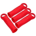 thumbnail image 4 of 6 Pcs Plastic Broom Handle Replacement Grip Broom Parts Dustpan Pole End Cap Broom Tube Tail Hanger Handle Extension Kit Replacement, 4 of 6