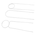thumbnail image 1 of Trellis Arch, 3 Pcs 40cm Plant Trellis Sun Protection Wrought Iron  For Flower Arrangement For Green Plant Potted For Indoor White, 1 of 8