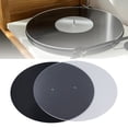thumbnail image 1 of Acrylic Turntable Slipmat, 2Pcs Flat Quieter Contact 12in Turntable Mat  for Upgrade, 1 of 7