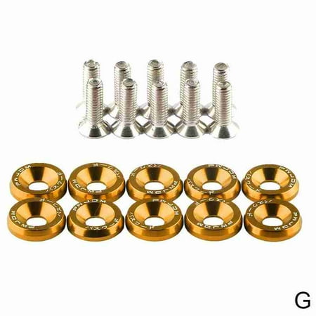 

Car Modified Gasket Screw M6 Gasket Screw Washer JDM Fender Gasket G2A3