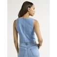 thumbnail image 2 of Sofia Jeans Women's Denim Vest, Sizes XS-XXXL, 2 of 5