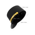 thumbnail image 2 of DEEPCRAFF Sombrero De Conductor Vintage Negro Para Cosplay Y Accesorios De, 2 of 8