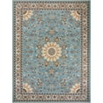 thumbnail image 2 of Unique Loom Outdoor Traditional Collection Area Rug - Wisdom (9'  x 12' Rectangle Blue/Ivory), 2 of 9
