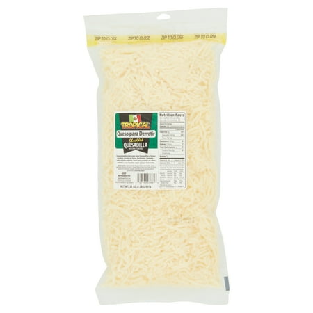 Tropical Shredded Quesadilla Cheese Blend, 32 oz, Natural Cheese, Resealable Bag
