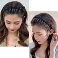 thumbnail image 2 of Headbands for Women 7 Pcs Black Fashion Head Bands Zig Zag Headband Non Slip Hair Band for Womens Gilrs Thin Thick Short Hair Face Wash Hair Accessories, 2 of 7