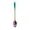 Multicolor, variant on Skull Shaped Stirring Spoon Long Handle Mixing Spoons for Coffee Tea Juice Gothic Style Skeleton Design Hollowed Out Dessert Spoon for Halloween Party Themed Barware Gift Idea, 1Pack Black