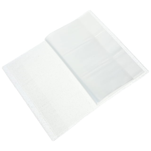 OULII Movie Tickets Storage Album Insert Page Design Photo Card Holder White 1Set for Friends Travel Companion