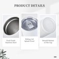thumbnail image 5 of Baseball Tumbler, Softball Ball 20oz Stainless Steel Insulated Travel Tumbler,Travel Coffee Mug with Lid and Straw Cups Gifts for Women Men, 5 of 6