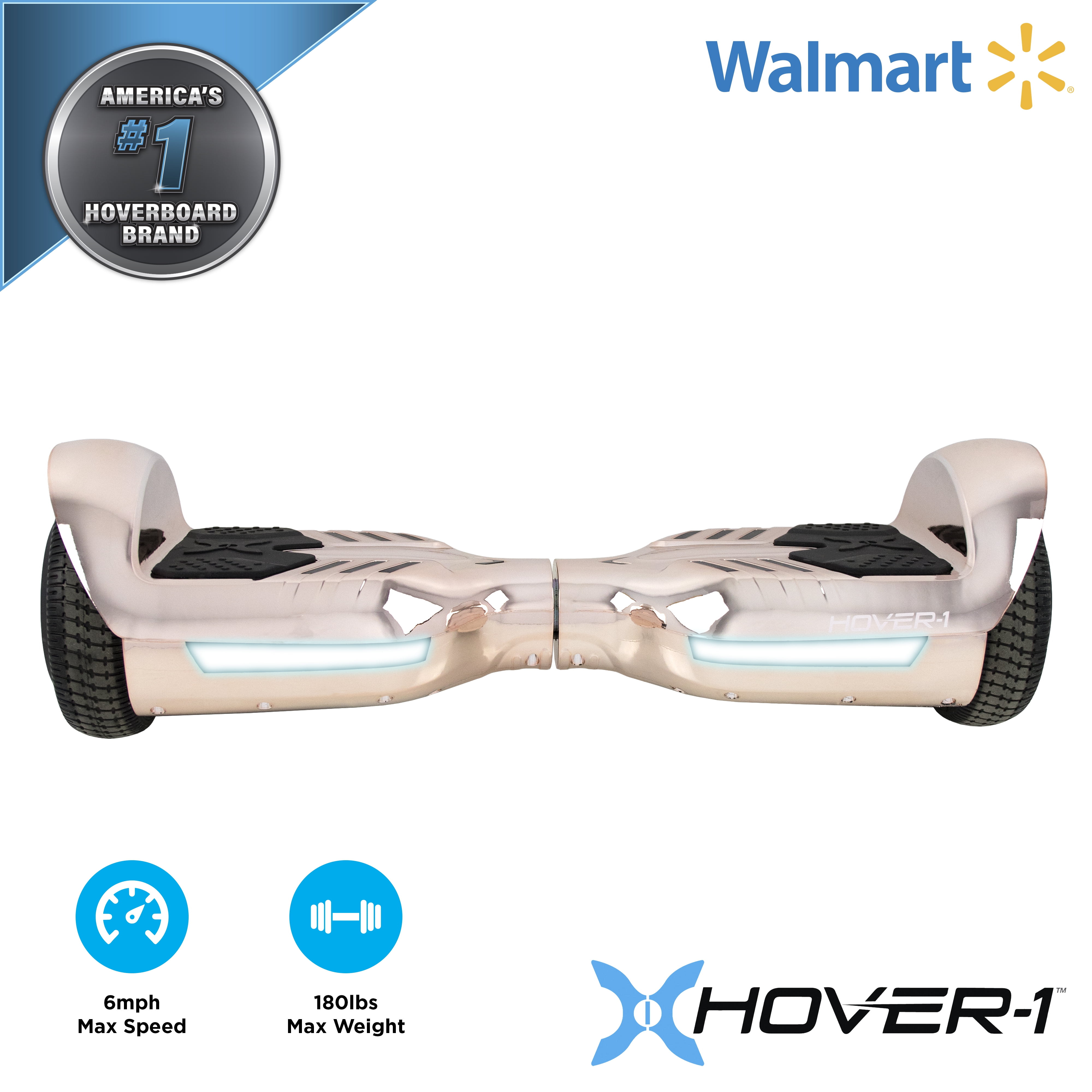 Hover-1 Superstar UL Certified Electric Hoverboard w/ 6.5 Wheels, LED
