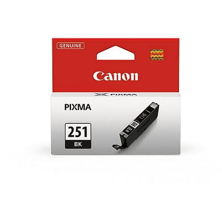 Canon CLI-251 Black Ink Tank, Compatible with PIXMA iP7220, PIXMA MG7520, PIXMA MG7120, PIXMA MG6620, PIXMA MG6320, PIXMA MG5420, PIXMA MG5522, PIXMA MG5622 and PIXMA