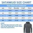 thumbnail image 7 of Satankud Men's Pullover Hoodies Plaid Jacquard Weave Long Sleeve Drawstring Hipster Casual Hooded Sweatshirts with Kanga Yellow M, 7 of 7