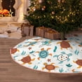 thumbnail image 5 of Sikiie Various Turtle Nativity Christmas Tree Skirt, Jesus Christian Winter Holiday Tree Mat Decoration(30-48IN)30", 5 of 6