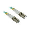 thumbnail image 2 of 4XEM 8 m LC Male/Male Duplex 50/125 Multimode Fiber Optic Patch Cable Aqua 4XFIBERLCLC8M, 2 of 4