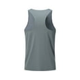 thumbnail image 4 of YYDGH Men's Workout Sleeveless Shirts Quick Dry Moisture Wicking Tees Swim Beach Muscle Tank Tops Gym Running Athletic Outdoor Vests Gray L, 4 of 5