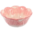 thumbnail image 1 of Ceramic Bowl in Chinese Cabbage Shape Hand Painted Oatmeal Dessert Bowl, 1 of 9