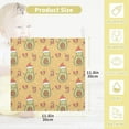 thumbnail image 2 of Dreamtimes Cute Cartoon Avocado Baby Muslin Washcloths Face Towel, 3 PCS Funny Christmas Burp Cloths Cotton Wipes Infant Wash Cloth for Newborn Boys Girls 12x12 inches, 2 of 7