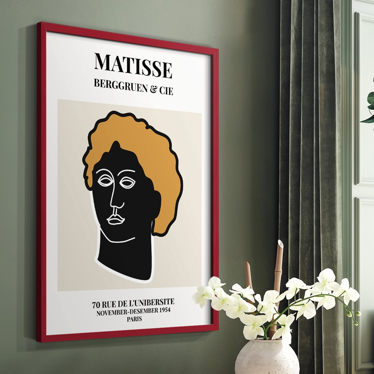 Matisse XLIV Framed Print - Solid Wood