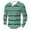 Green2, variant on SHTXOZHI Men's Striped Color Block Shirts Long Sleeve Crewneck Fashion Shirt Casual Pullover Tops