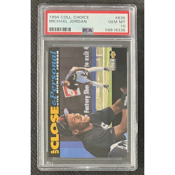 Michael Jordan 1994 Upper Deck Collectors Choice Basketball Card #635 PSA 10